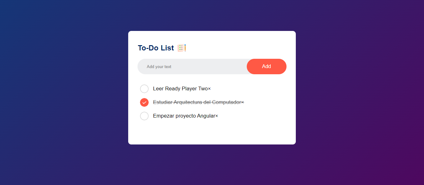 project 9 - todo list